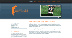 Desktop Screenshot of highdrivedogco.com